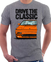 Drive The Classic Toyota MR2 Mk1. T-shirt in Heather Grey Colour