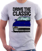 Drive The Classic Toyota MR2 Mk1. T-shirt in White Colour