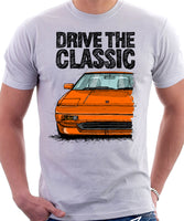 Drive The Classic Toyota MR2 Mk1. T-shirt in White Colour