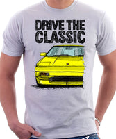 Drive The Classic Toyota MR2 Mk1. T-shirt in White Colour