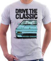 Drive The Classic Toyota MR2 Mk1. T-shirt in White Colour