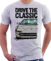 Drive The Classic Toyota MR2 Mk2. T-shirt in White Colour