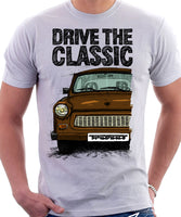Drive The Classic Trabant. T-shirt in White Colour