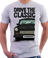 Drive The Classic Trabant. T-shirt in White Colour