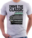 Drive The Classic Triumph Spitfire Mk3 Hardtop. T-shirt in White Colour