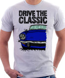Drive The Classic Triumph Spitfire Mk4 Softtop. T-shirt in White Colour