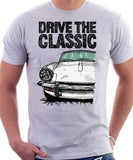 Drive The Classic Triumph Spitfire Mk3 Softtop. T-shirt in White Colour
