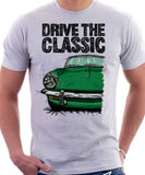 Drive The Classic Triumph Spitfire Mk3 Softtop. T-shirt in White Colour