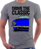 Drive The Classic Triumph Spitfire Mk4 Hardtop. T-shirt in Heather Grey Colour