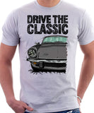 Drive The Classic Triumph Spitfire Mk4 Hardtop. T-shirt in White Colour
