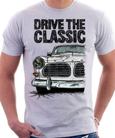 Drive The Classic Volvo Amazon. T-shirt in White Colour