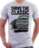 Drive The Classic Volvo P1800 Early Model. T-shirt in White Colour