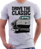 Drive The Classic Volvo P1800 Late Model. T-shirt in White Colour