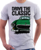 Drive The Classic Volvo P1800 Late Model. T-shirt in White Colour