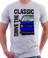Drive The Classic VW T25 (T3) Aircooled . T-shirt in White Colour
