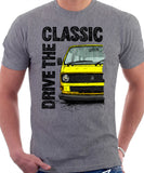 Drive The Classic VW T25 (T3) Water cooled . T-shirt in Heather Grey Colour