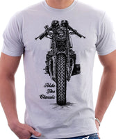 Ride The Classic. Honda CB 200 Cafe Racer. T-shirt.