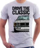 Drive The Classic VW Scirocco Mk1. T-shirt in White Colour