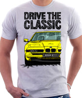 Drive The Classic BMW E31 Early Model. T-shirt in White Colour
