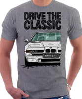 Drive The Classic BMW E31 Late Model. T-shirt in Heather Grey Colour
