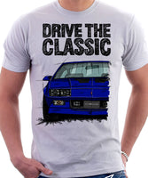 Drive The Classic Chevrolet Camaro 3 Gen Iroc-Z. T-shirt in White Colour