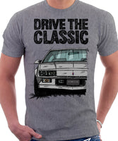 Drive The Classic Chevrolet Camaro 3 Gen Sport Coupe. T-shirt in Heather Grey Colour