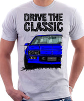 Drive The Classic Chevrolet Camaro 3 Gen Sport Coupe. T-shirt in White Colour