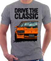 Drive The Classic Chevrolet Camaro 3 Gen Z28 Early Model. T-shirt in Heather Grey Colour
