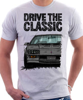 Drive The Classic Chevrolet Camaro 3 Gen Z28 Early Model. T-shirt in White Colour