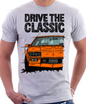 Drive The Classic Chevrolet Camaro 3 Gen Z28 Late Model. T-shirt in White Colour