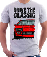 Drive The Classic Chevrolet Camaro 3 Gen Z28 Late Model. T-shirt in White Colour