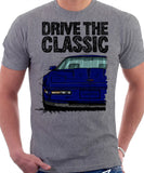 Drive The Classic Chevrolet Corvette C4 Late Model. T-shirt in Heather Grey Colour