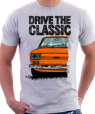 Drive The Classic Fiat 126 Early Model. T-shirt in White Colour