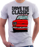 Drive The Classic Fiat 126 Early Model. T-shirt in White Colour