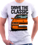 Drive The Classic Opel Calibra Early Model. T-shirt in White Colour