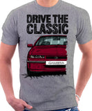 Drive The Classic Opel Calibra Late Model. T-shirt in Heather Grey Colour