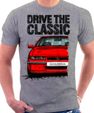 Drive The Classic Opel Calibra Late Model. T-shirt in Heather Grey Colour