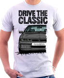 Drive The Classic Opel Calibra Late Model. T-shirt in White Colour