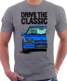 Drive The Classic Opel Kadett E GSI. T-shirt in Heather Grey Colour