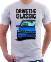 Drive The Classic Opel Kadett E GSI. T-shirt in White Colour