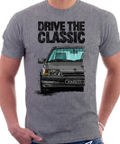 Drive The Classic Opel Kadett E Late Model. T-shirt in Heather Grey Colour
