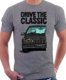 Drive The Classic Opel Kadett E Early Model. T-shirt in Heather Grey Colour