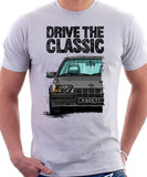 Drive The Classic Opel Kadett E Early Model. T-shirt in White Colour
