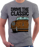 Drive The Classic Porsche 356 B. T-shirt in Heather Grey Colour