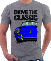 Drive The Classic Porsche 356 B. T-shirt in Heather Grey Colour