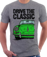 Drive The Classic Porsche 356 B. T-shirt in Heather Grey Colour