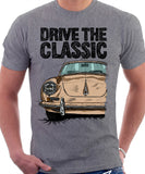 Drive The Classic Porsche 356 B. T-shirt in Heather Grey Colour