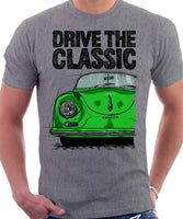 Drive The Classic Porsche 356 A Speedster. T-shirt in Heather Grey Colour