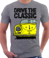 Drive The Classic Porsche 356 A Speedster. T-shirt in Heather Grey Colour