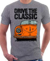 Drive The Classic Porsche 356 A Speedster. T-shirt in Heather Grey Colour